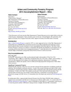 Accomplishment Report 2007 – Ohio