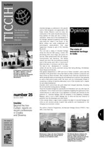 TICCIH  bulletin The International Committee for the