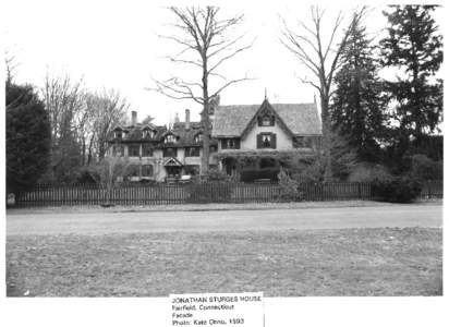 JONATHAN STURGES HOUSE Fairfield, Connecticut Facade