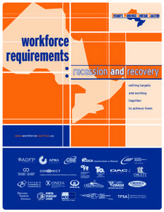 workforce requirements recession and recovery setting targets and working together