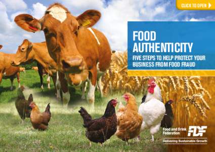 CLICK TO OPEN  FOOD AUTHENTICITY  FIVE STEPS TO HELP PROTECT YOUR