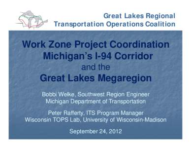 Great Lakes Megalopolis / Geography of Canada / United States / Canada / Great Lakes / Department of Transportation / Transportation in the United States