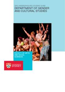 2015 UNDERGRADUATE STUDENT GUIDE	  DEPARTMENT OF GENDER AND CULTURAL STUDIES  FACULTY OF ARTS