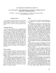 Historical geology / Miocene / Reflection seismology / Burdigalian