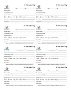 Microsoft Word - In Field Animal Tag_NHDART.doc