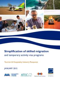 Simplification of skilled migration and temporary activity visa programs Tourism & Hospitality Industry Response JANUARYNTA Logo