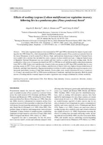 CSIRO PUBLISHING  www.publish.csiro.au/journals/ijwf International Journal of Wildland Fire, 2004, 13, 183–194