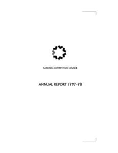 National Competition Council     Annual Report[removed]