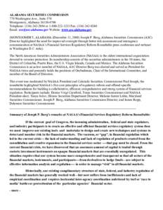 Economic bubbles / Financial markets / Securities Commission / Financial regulation / Late-2000s financial crisis / Hedge fund / Systemic risk / Financial crisis / Canadian securities regulation / Economics / Financial economics / Financial crises