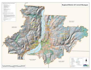 Regional District of Central Okanagan: Physical Geography  Regional District of Central Okanagan Land and Water Surface Area: Regional District of Central Okanagan: 314,226 ha