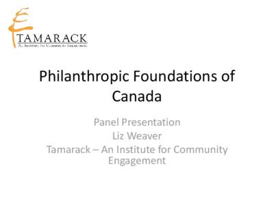 Philanthropic Foundations of Canada