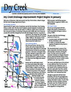 Dry Creek  D rai nag e Imp rovem e n t Proj e c t A periodic newsletter for property owners in the Dry Creek Floodplain  Winter 2004