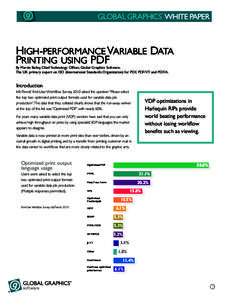 Variable data in the Harlequin RIP