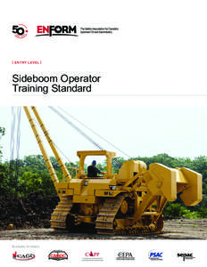 [ entry level ]  Sideboom Operator Training Standard   