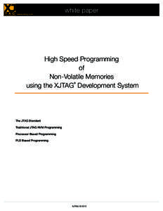 www.xjtag.com  white paper High Speed Programming of