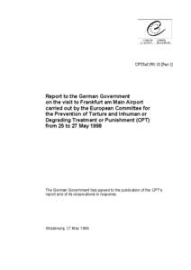 CPT/Inf[removed]Part 1]  Report to the German Government