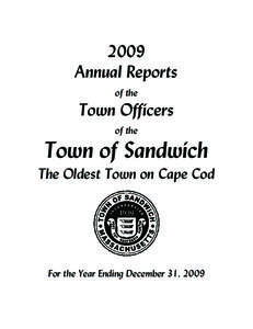 2009 Annual Reports of the Town Officers of the