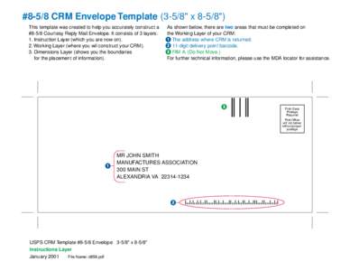 #8-5/8 CRM Envelope Template[removed]