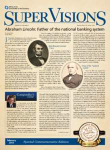 Business / Banks / Office of the Comptroller of the Currency / Community development / Office of Thrift Supervision / Hugh McCulloch / Federal savings association / John C. Dugan / National Bank Act / Economy of the United States / United States federal banking legislation / Finance