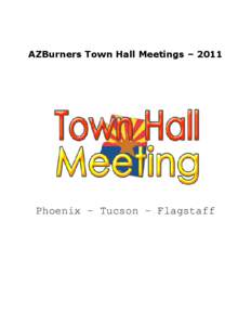 Microsoft Word - First Annual Town Hall Meeting.doc