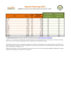 Map the Meal Gap 2015: Overall Food Insecurity in Massachusetts by County inCounty Barnstable Berkshire