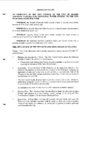 ORDINANCE NO. 979 AN ORDINANCE OF THE CITY COUNCIL OF THE CITY OF SEASIDE AMENDING CHAPTER 13.10, 