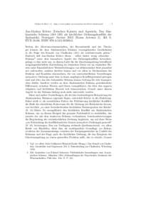 Plekos 16,2014,1–6 – http://www.plekos.uni-muenchen.de/2014/r-koetter.pdf  1 Jan-Markus K¨otter: Zwischen Kaisern und Aposteln. Das Akakianische Schisma (484–519) als kirchlicher Ordnungskonflikt der Sp¨atantike.