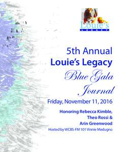5th Annual Louie’s Legacy Blue Gala Journal