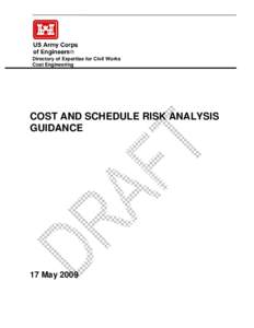 COST AND SCHEDULE RISK ANALYSIS (CSRA) GUIDANCE