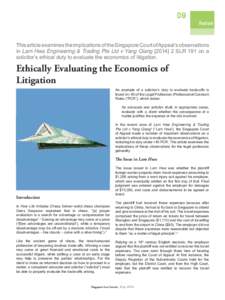 Legal costs / Occupations / Solicitor / Costs / Supreme Court of Singapore / Brief / Damages / Litigation public relations / Professional negligence in English Law / Law / Legal professions / Law in the United Kingdom