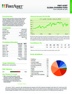 First Asset Global Dividend Fund