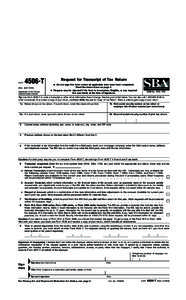 Form 4506-T (Rev. April 2006)