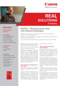 REAL  SOLUTIONS IT Industry OVERVIEW: