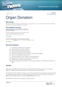 Immunology / Organ transplantation / Australian Organ Donor Register / NHS Blood and Transplant / Organ donation in Jewish law / Medicine / Organ donation / Organ transplants