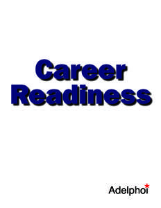 Career Readiness Guidebook Contents