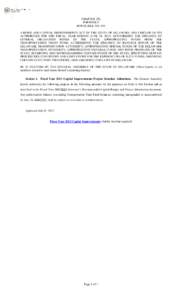 CHAPTER 292 FORMERLY HOUSE BILL NO. 410 A BOND AND CAPITAL IMPROVEMENTS ACT OF THE STATE OF DELAWARE AND CERTAIN OF ITS AUTHORITIES FOR THE FISCAL YEAR ENDING JUNE 30, 2013; AUTHORIZING THE ISSUANCE OF GENERAL OBLIGATION