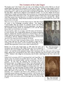 Microsoft Word - Two Centuries of the Lady Chapel.doc