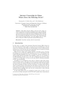 Computer network security / Computing / Firewall software / Information and communications technology / Computer security / Data security / Internet censorship in China / Human rights in China / Firewall / Stateful firewall / Internet censorship / Router