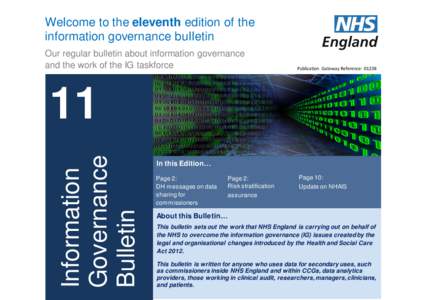 Caldicott guardian / Clinical audit / Information Centre for Health and Social Care / Patient safety / Healthcare in England / NHS Constitution for England / National Health Service / Medicine / Health