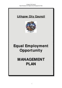 Lithgow City Council Equal Employment Opportunity Management Plan