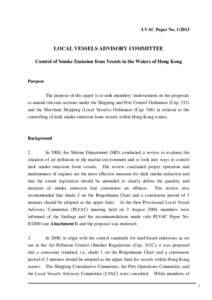 Local Vessels Advisory Committee Paper No[removed]
