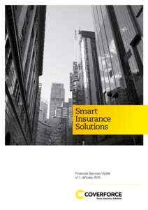 Smart Insurance Solutions Financial Services Guide v1.1 January 2015