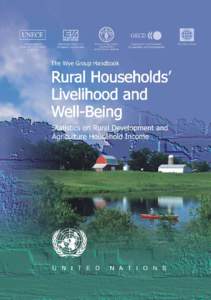 The Wye Group Handbook  Rural Households’ Livelihood and Well-Being Statistics on Rural Development and
