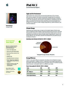 IOS / ITunes / Multi-touch / Tablet computers / Apple Inc. / IPad / Restriction of Hazardous Substances Directive / Recycling / Packaging and labeling / Technology / Computer hardware / Environment