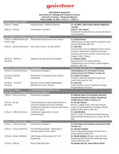 2nd Arthritis Alliance Conference and Research Symposium