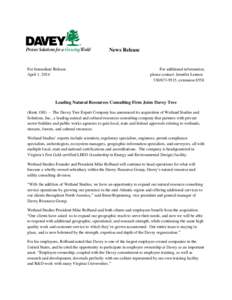 Davey Tree Expert Company / Kent /  Ohio / Earth / Stormwater / Wetland / Environment / Water / Water pollution