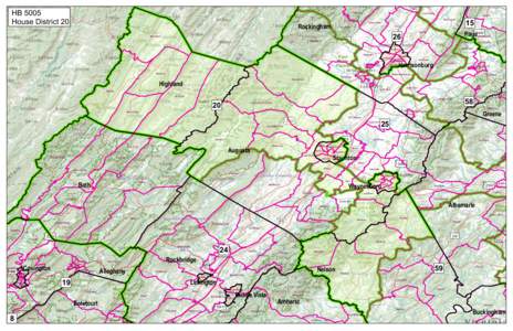 HB 5005 House District 20 Plains  Fulks Run