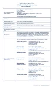 Clearview Energy – Pennsylvania Electric Generation Supplier Contract Summary ClearGreenGuarantee12™ Electric Generation Supplier (EGS) Information