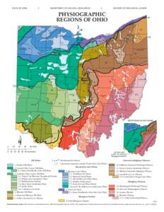 Physiographic Regions of Ohio