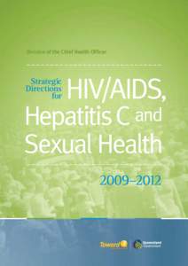 Strategic Directions for HIV/AIDS, Hepatitis C and Sexual Health
